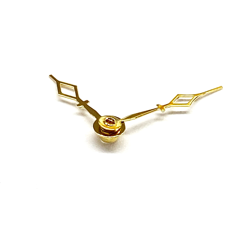 Custom watch hands for lozenge shape