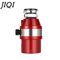 JIQI Food Waste Disposer Garbage Processor Disposal Crusher Kitchen Sink Drains Bone Material Stainless steel Grinder Air Switch