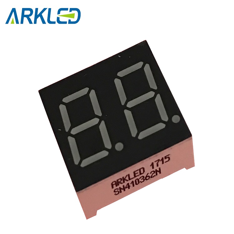 0.36 inch 2 digit led display pure green