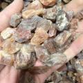 Natural raw ore red crystal original stone rabbit wool material mineral crystal teaching samples