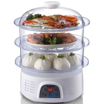650W 8L large capacity Triple Electric Food Steamers