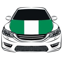 The World Cup Flag Federal Republic of Nigeri Car Hood flag 3.3X5FT 100% Polyester Engine Flag Elastic Fabrics