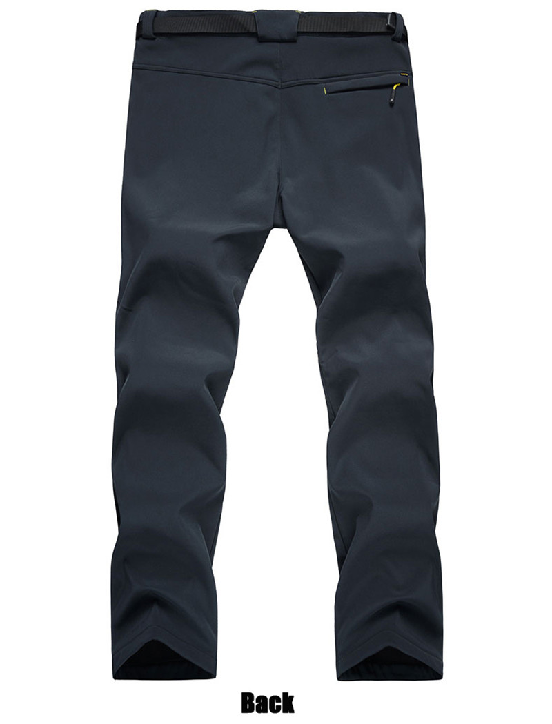 UNCO&BOROR Shark Skin Softshell Outwear Tactical Pants Men women Winter Waterproof Thermal Camo Fleece Pants brand male Trousers