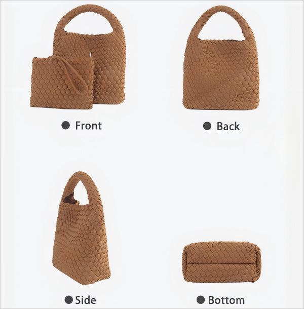 Handmade woven handbag