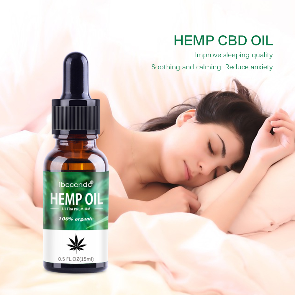 15/30ml Hemp OIL Relieve Muscle Soreness Pain Improve Sleeping Herbal Massage Essential Essence Hemp Seed Oil Body