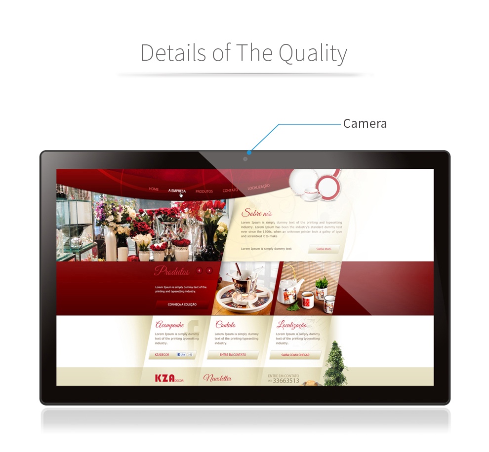 21.5 inch digital signage in advertising players