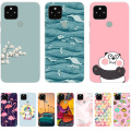 for Google Pixel 4A 5G Silicon Case Flamingo Transparent Womem's Soft Shell Cases Flexible Shockproof Funda Coque Etui Bumper