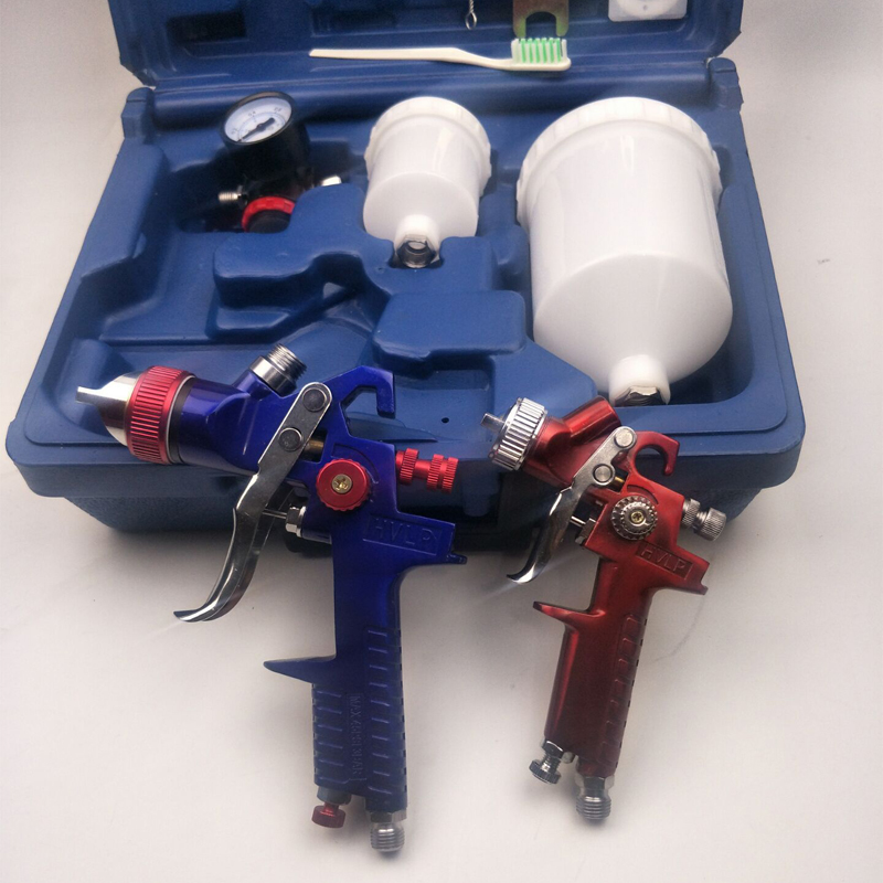 0.8/1.4mm Professional HVLP Air Spray Gun Paint Sprayer Gravity Feed ,DIY auto Car face Paint spray gun