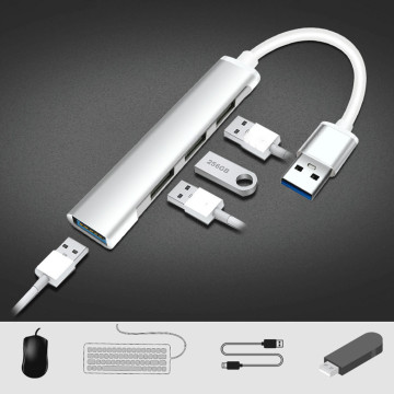 4 in 1 USB Hub Multiport Type C Splitter Adapter Computer Laptop Dock Converter Alloy for 13/15 inch MacBook Pro Air