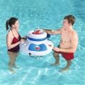 Summer Water Sports Inflatable Fun Toys Air Mattress Ice Bucket Cooler 6 Cup Holder Inflatable Beer Drink Holder Pool Floats Toy