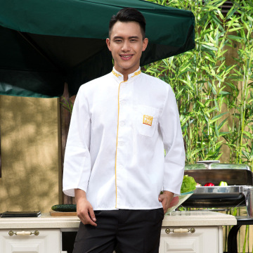 Hotel Chef's Uniform Long Sleeves Outfit Catering Kitchen Clothes Restaurant Food Service Chef Jacket Chef Uniform B-5567