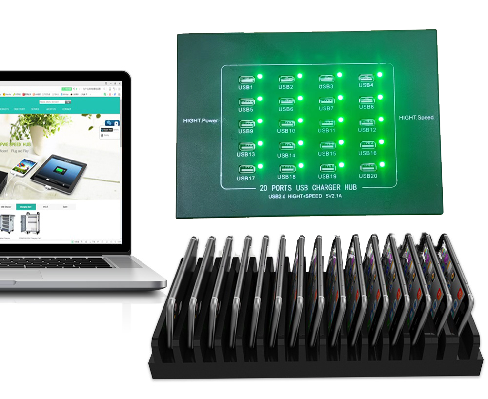 20-port charging hub usb2.0