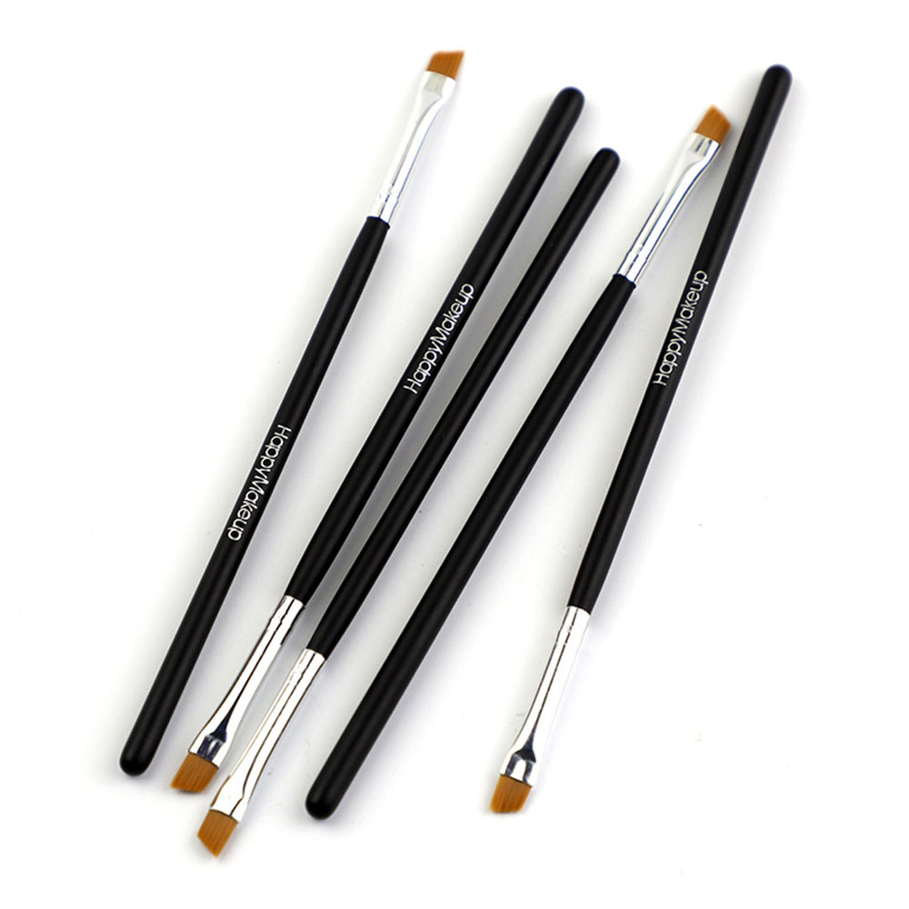 2Pcs Makeup Brush Cosmetic Brushes Face Nose Brushes Concealer Foundation Eyebrow Eyeliner Blush Powder Makeup Tool Eyebrow