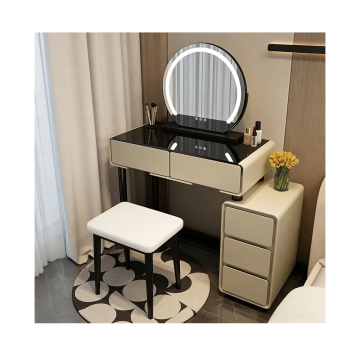H5 Khaki Glass Vanity Table