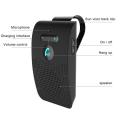 Sp09 Sun Visor Car Hands-Free Call Receiver Support Dual Connection One-Click Answer Built-In 550Mah Lithium Battery