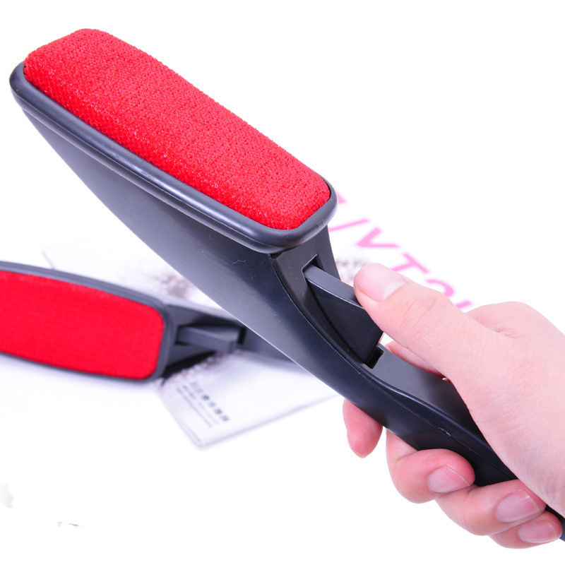 Red Anti-static Fur Lint Roller Dust Hair Remover Brush for Sofa Clothes Sweater Wool Brush Cleaning Brush Drain Hair Catcher