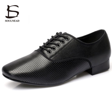Men Latin Dance Shoes Genuine Leather Soft Sole Men's Tango Ballroom Salsa Dance Shoes Modern Dancing Shoes Sneakers Adult Man