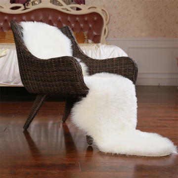 Carpet Long Hair Solid Carpet Living Room Artificial Skin Rectangle Fluffy Mat Pad Anti-Slip Chair Sofa Cover Plain Area Rugs