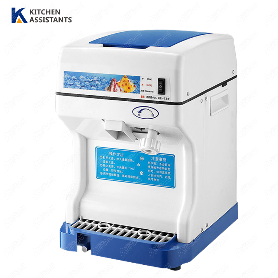 HK168 electric commercial cube ice shaver crusher machine for commercial shop
