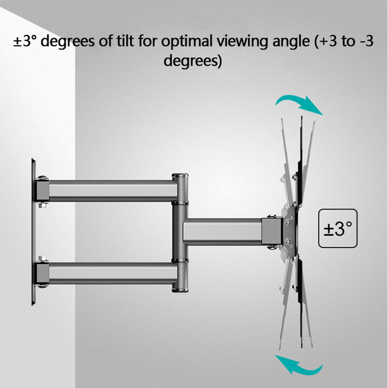 TV Wall Mount TV Stand Bracket Swivel Extension for 26-50 Inch Television 400mm TV Mount VESA 400x400 Fits TV up to 88 lbs