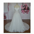 Modern Sweetheart Neck Sleeveless wedding dresses for bride