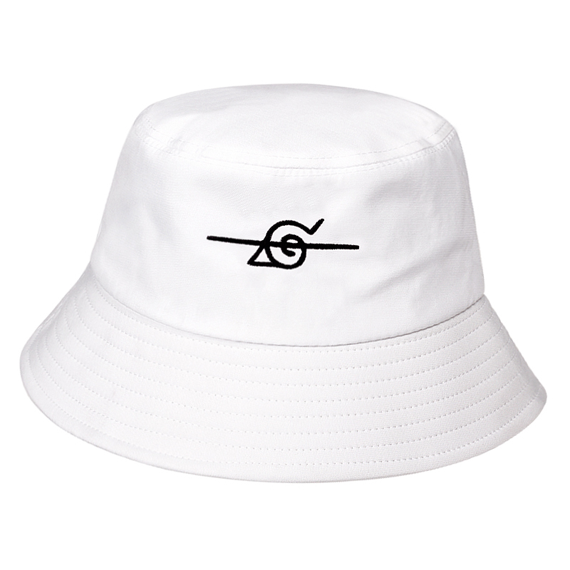 fashion summer bucket hat Naruto embroidery fisherman hat outdoor travel sunscreen hat tide wild hat hip-hop hat Panama hat