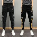 2020 Men's Leisure pants Hip Hop Loose Wide Leg Pants Fashion Decal letter Men Long pants Jogging sports Tide pants Size S-3XL