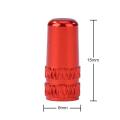 Durable Bicycle Valve Delicate Texture Outdoor Cycling Accessories MTB Bicycle Tire Gas Nozzle Valve Caps Protect Cover