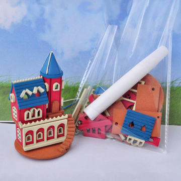 1:12 DIY Dollhouse Miniature DIY Doll House Villa Kits Assembly House Handcrafts