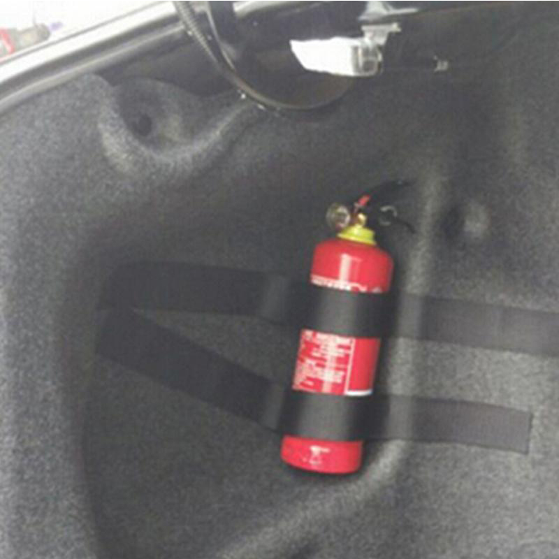 1set Car Trunk Fire Extinguisher Fixing Strap For Volkswagen Polo Touareg VW Golf 7 6 5 T5 Passat B5 B6 CC Scirocco Tiguan 2018