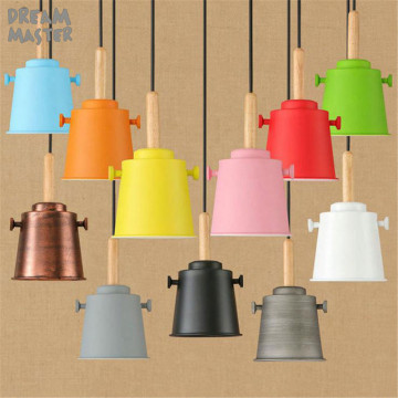 Modern Colorful Pendant Lights Dining Room Living Room Pendant Lamp Indoor Decoration Lamp lustres para quarto industrial lamp