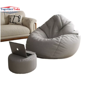 Recliner Sofa with Detachable Bean Bag Cushions