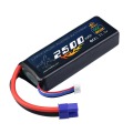 2500mAh 3S 11.1V 50C LiPo RACING CAR BATTERY 14AWG with EC3 Plug Battery for RC car