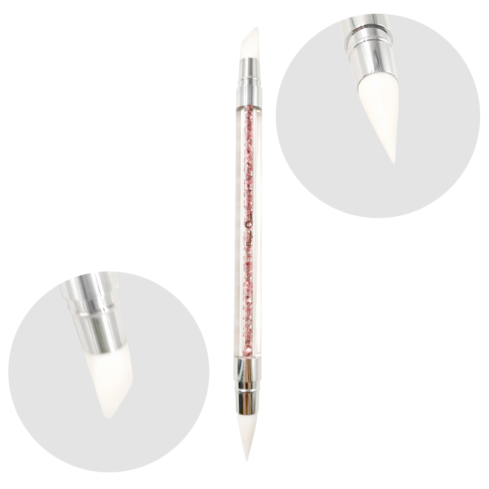 5pcs gel nail brush Crystal Nail Brush Set Rhinestones Pickers Nail Pen in Dotting Tools