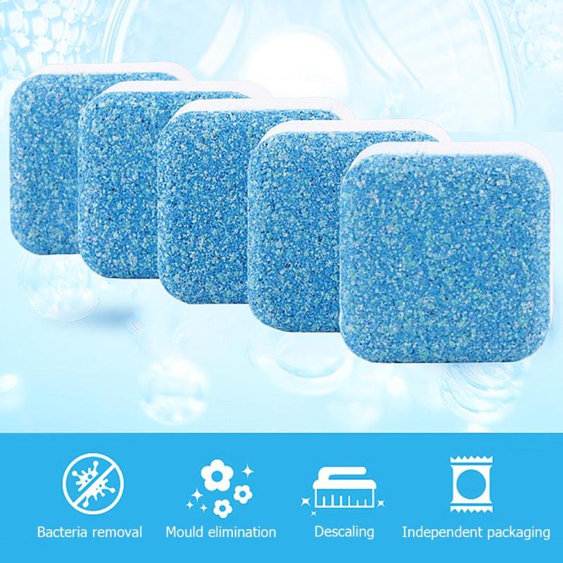 1 Tablet Washing Machine Cleaner Washer Cleaning Detergent Effervescent Cleaning Pad Tablet Washer Cleaner