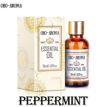 Famous brand oroaroma peppermint oil Moisten throat remove halitosis Relieve itching Relax Sleeping peppermint essential oil