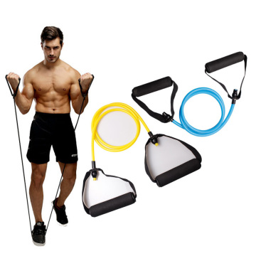 Gym Equipment Resistance Bands with Handles Yoga Pull Rope Elastic Fitness Exercise Tube Band for Home Workout Strength Training