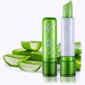 New Women Girls Aloe Vera Moist Lipstick Temperature Color Change Lady Lip Moisturizer Jelly Balm Taint Cream