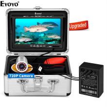 Eyoyo EF07H 7" Underwater Fishing Camera Fishing Camera Fish Finder Upgrated 720P Camera 12 IR Lights with 1024x600 IPS Monitor