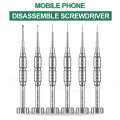 3D Magnetic Screwdriver P2 0.8 Pentalobe Y 0.6 Tri Wing T1 T2 Torx 1.5 Phillips M2.5 for iPhone Huawei Oneplus VIVO Repair Tools