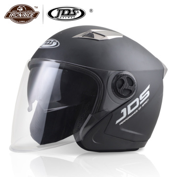 NENKI Motorcycle Helmet Moto Helmet Half Face Motorbike Helmet Electric Safety Double Lens Moto Casque For Women/Men