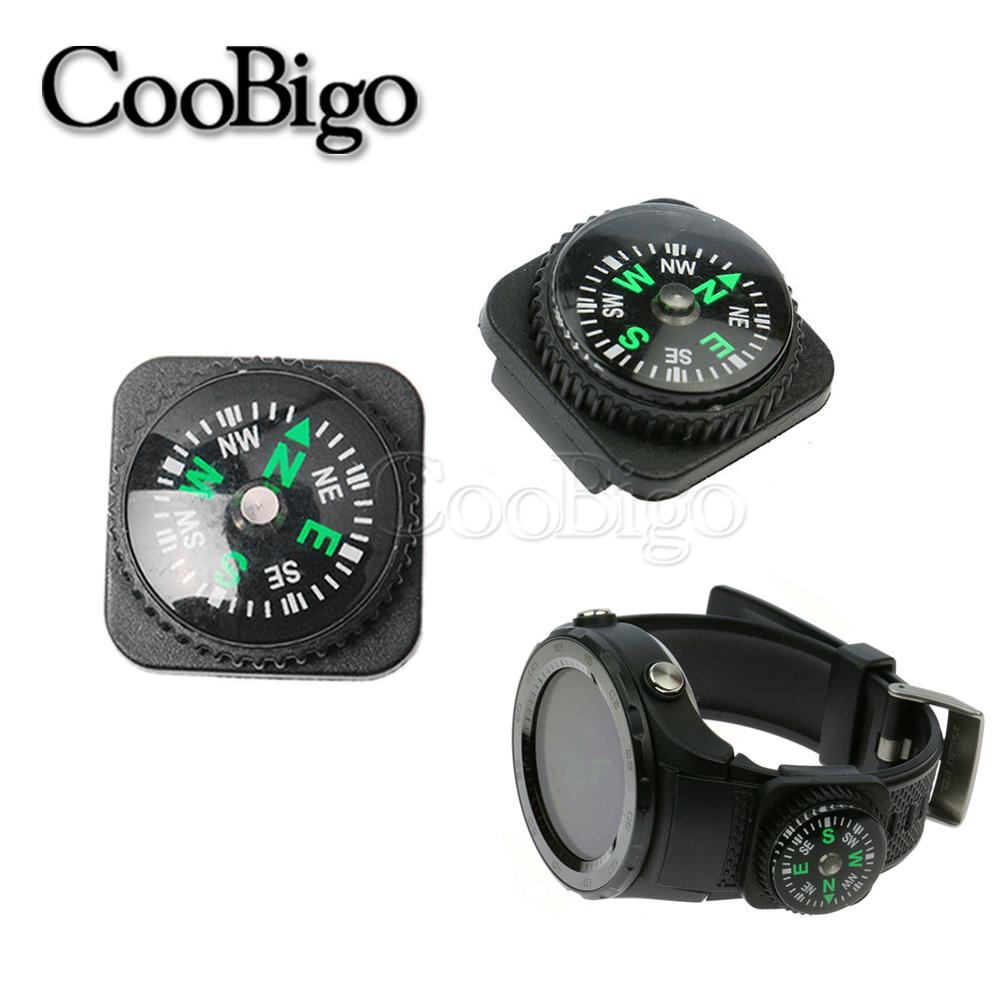 10pcs Portable Compass Button Hunting Camping Travel Hiking North Navigation Handheld Pointing Guide Survival Military Compass