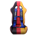 RASTP- 3 Inch 4 point Universal Latch Link Car Auto Racing Sport Seat Belt Safety Racing Harness Black/Red/Blue RS-BAG037-TP