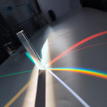 Rainbow prism Optical Glass Right Angle Reflecting Triangular Prism For Teaching Light Spectrum