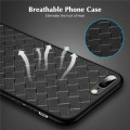 Woven soft Case For iPhone X 10 Business Smooth Silicone Pattern Soft Shell For iPhone 8 7 6 6s Plus Cover Phone Bag Funda Coque