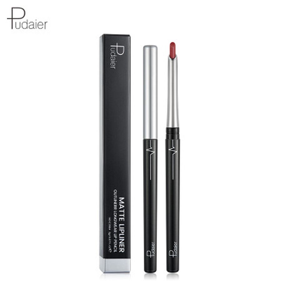 17 colors Stereo Matte Lip Liner Lipstick Pen Lip Gloss Easy to carry Makeup Eye shadow Eyeliner Beauty Lipstick Lipliner Pen