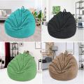 Lazy Bean Bag Sofas Cover Chairs Filler Linen Cloth Lounger Seat Bean Bag Puff Asiento Couch Tatami Living Room Furniture