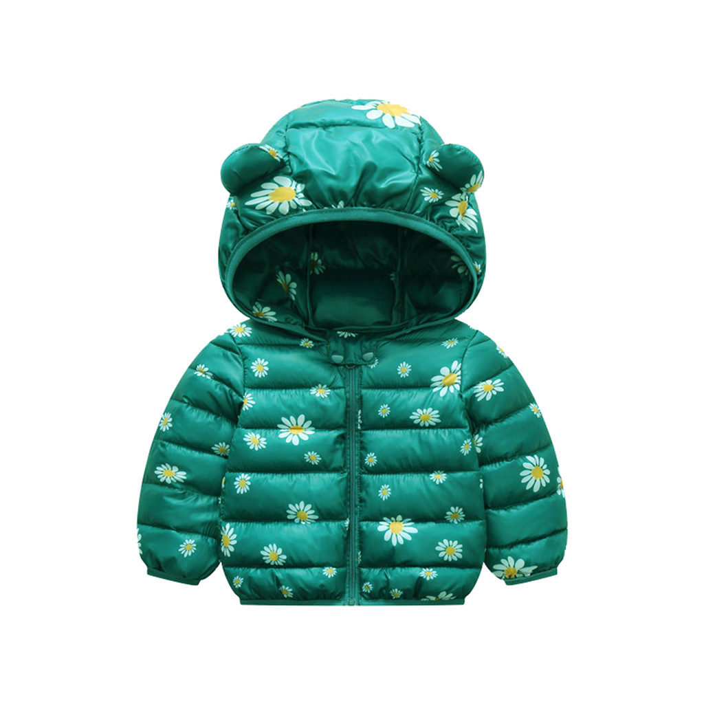 2020 Winter Autumn Toddler Baby Boys Girls Coats Winter Cartoon Windproof Coat Hooded Warm Outwear Jacket Mulicolors Coats
