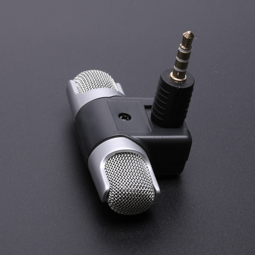 Mini 3.5mm Jack Microphone Stereo Mic For Recording Mobile Phone Studio Interview Microphone 4 Pin For Smartphone