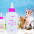 60ml Small Cat Feeding Bottle Kitten Pappy dog Feeding Bottle Three-piece Pet Bottle Set Mini Milk Feeder Pet Products